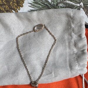 Kendra Scott Rose Gold Chain Bracelet with crystal